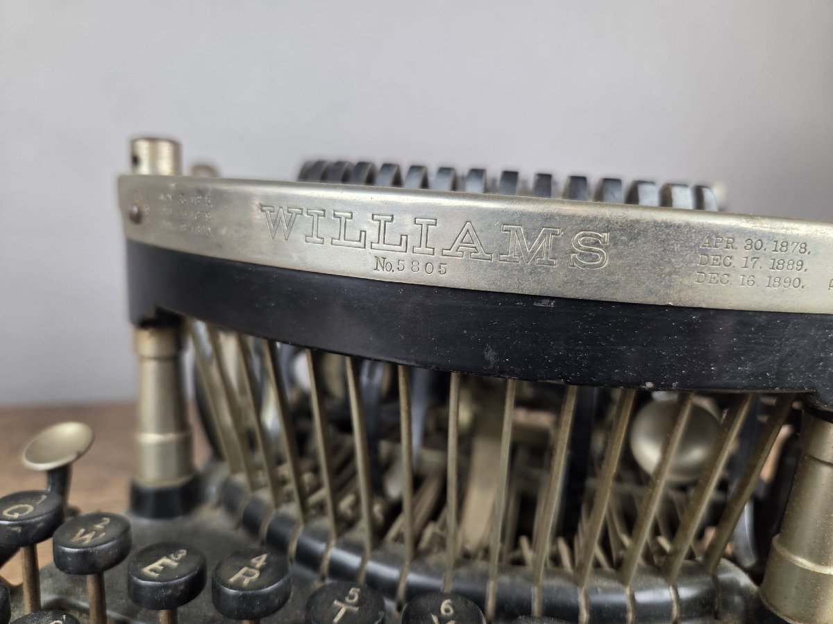 Williams Typewriter, Late 19th-photo-4