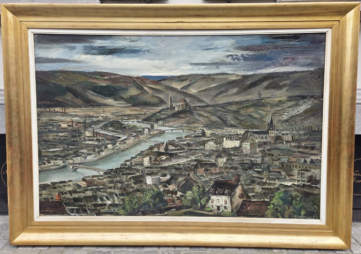 Paul Daxhelet (1905 - 1993) Belgian School, Oil On Canvas 
