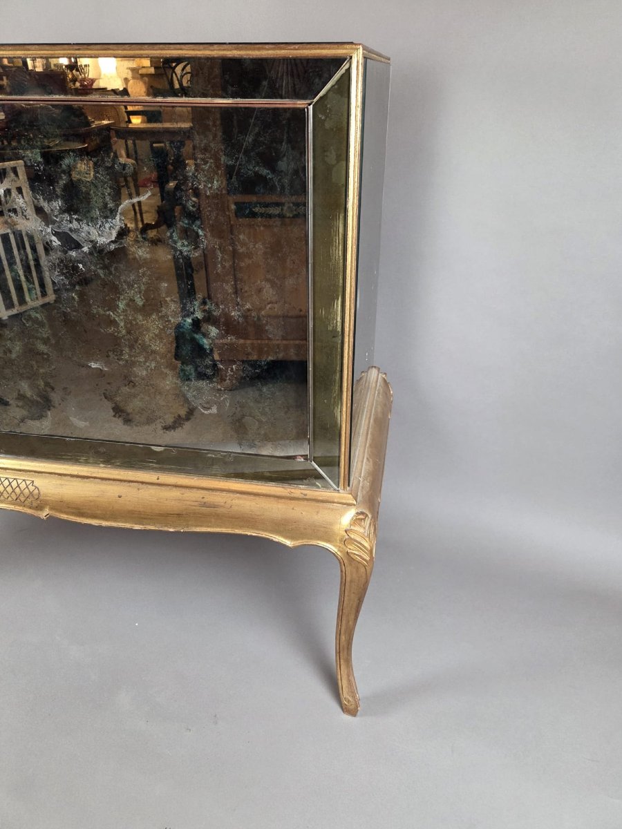 Italian Mirror Dresser, Circa 1970-photo-4