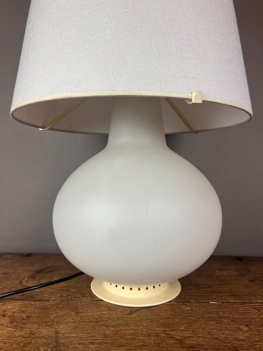 Max Imgrand For Fontana Arte, Large Opaline Lamp-photo-3