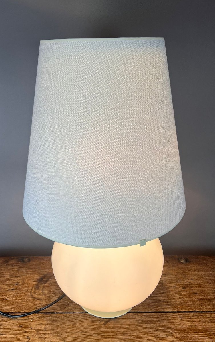 Max Imgrand For Fontana Arte, Large Opaline Lamp-photo-4
