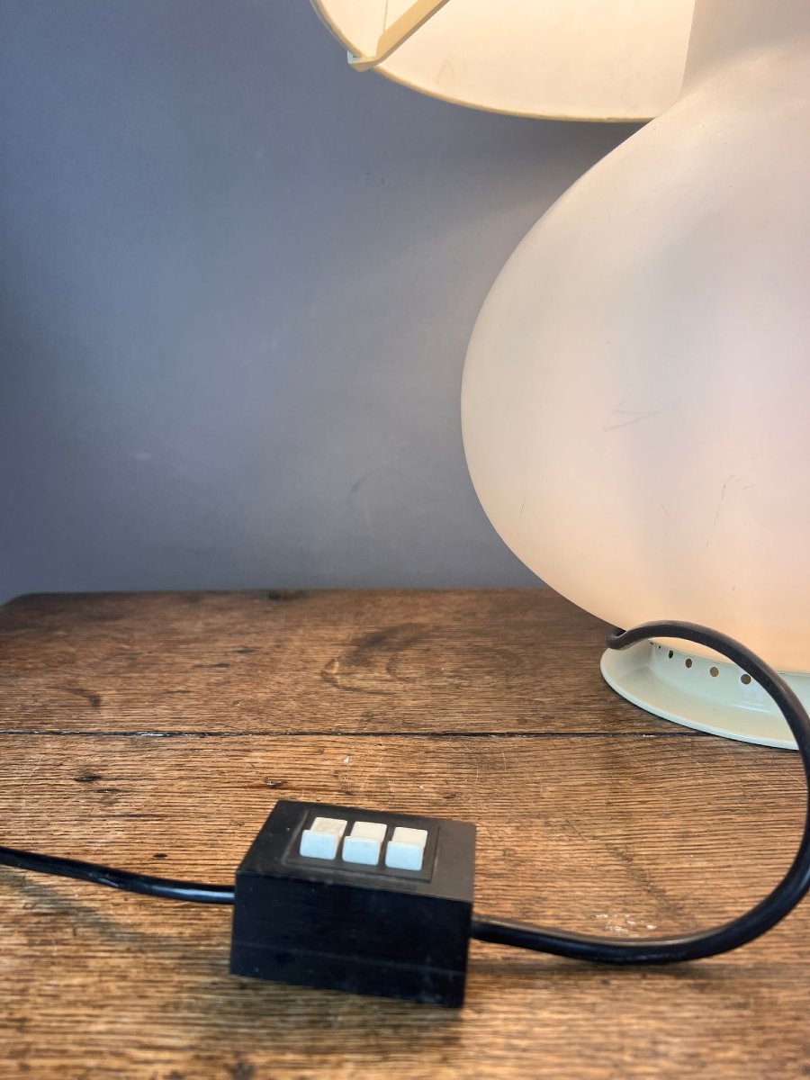 Max Imgrand For Fontana Arte, Large Opaline Lamp-photo-1