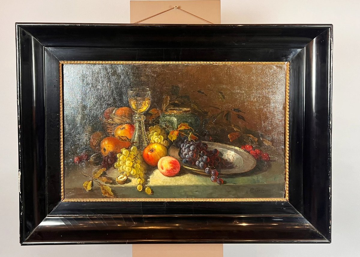 Cornelis Terlouw (1890–1948), Still Life, Oil On Canvas, Early 20th Century