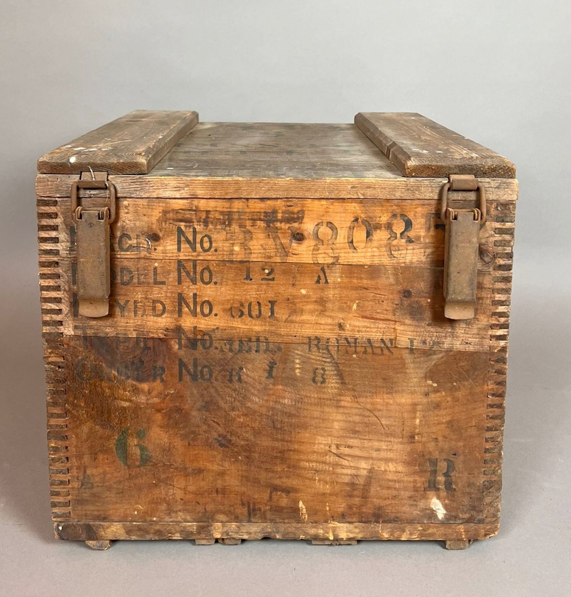 Wooden Shipping Case For A Remington Typewriter, Circa 1930-photo-2