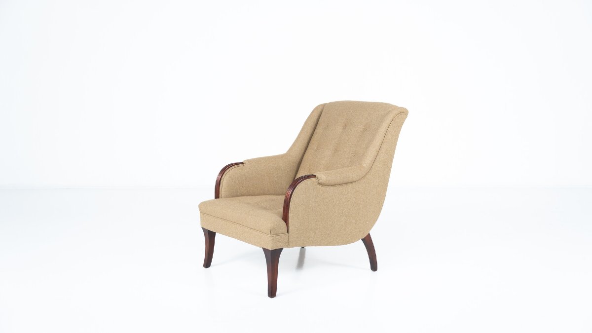 Pair Of Armchairs, Circa 1920-photo-1