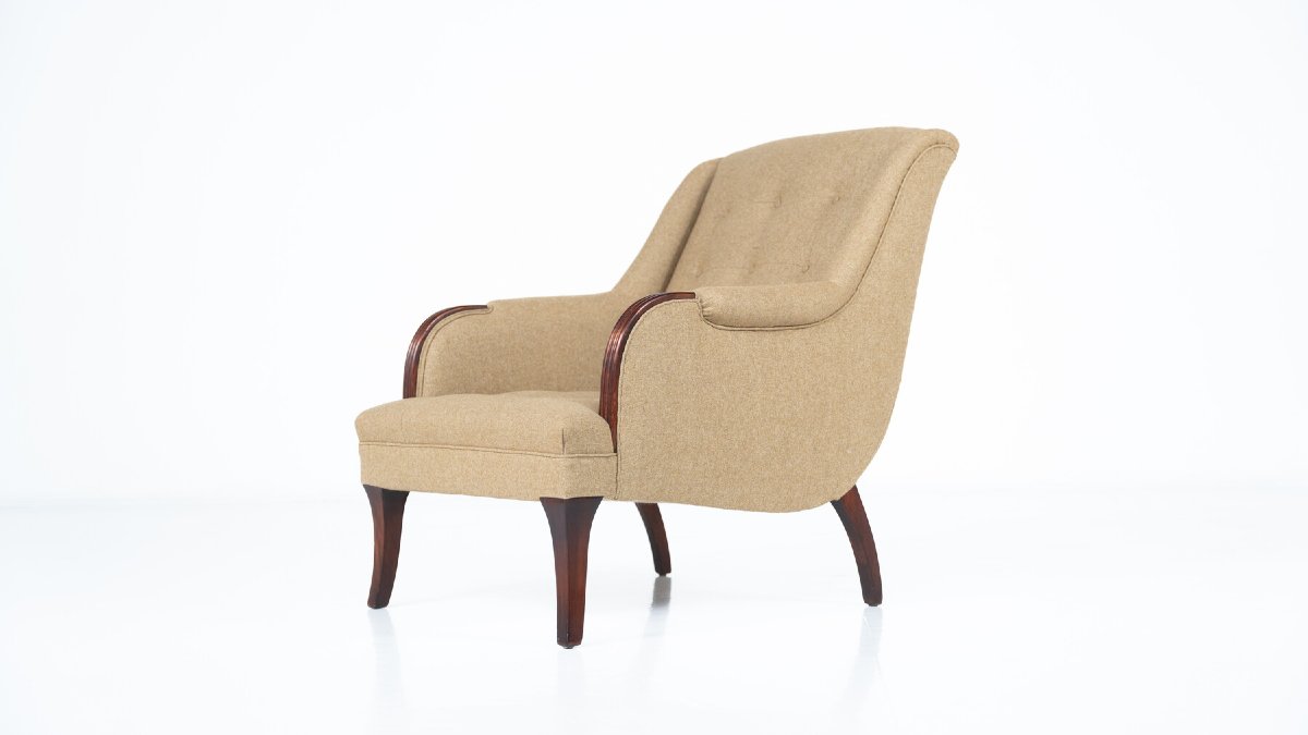 Pair Of Armchairs, Circa 1920-photo-2