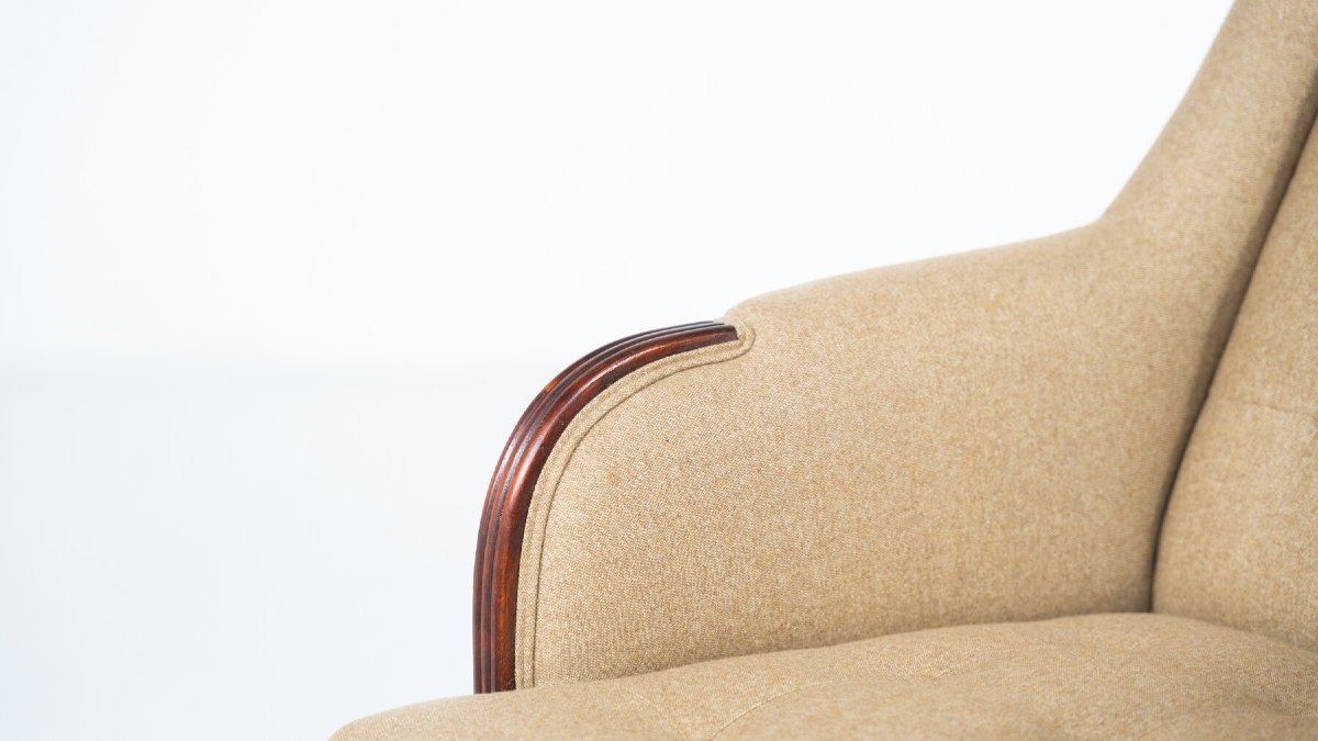Pair Of Armchairs, Circa 1920-photo-4