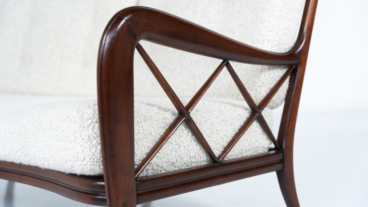 Paolo Buffa, 2-seater Sofa, Italy, Circa 1950-photo-4