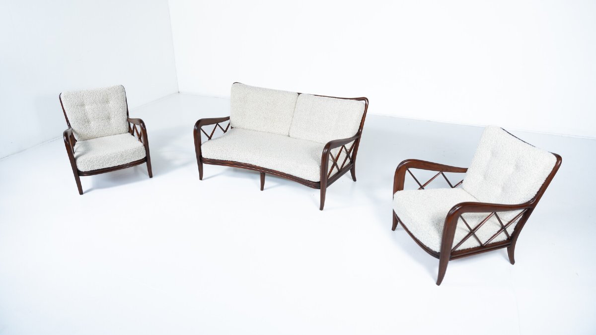 Paolo Buffa, 2-seater Sofa, Italy, Circa 1950-photo-6