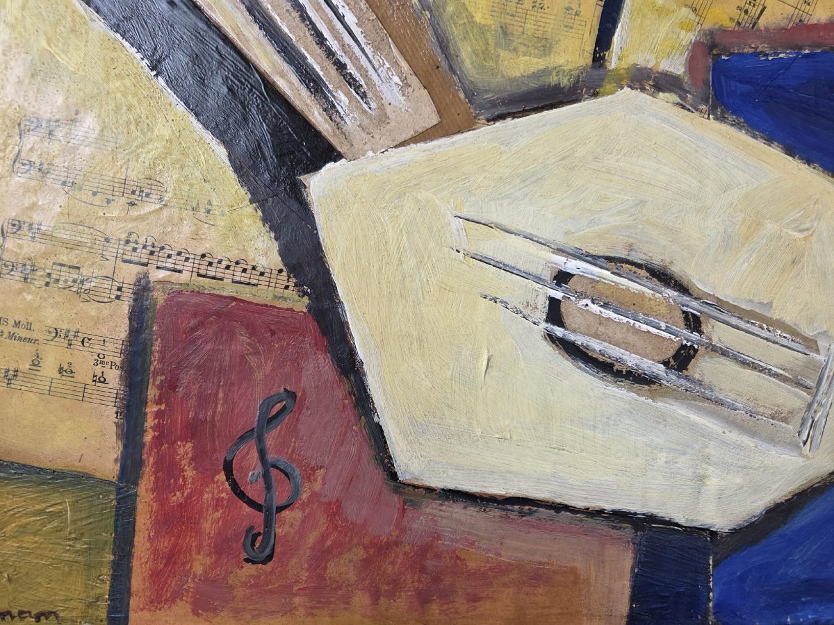 Aad Hofman, Mixed Media, "musical Instruments"-photo-3