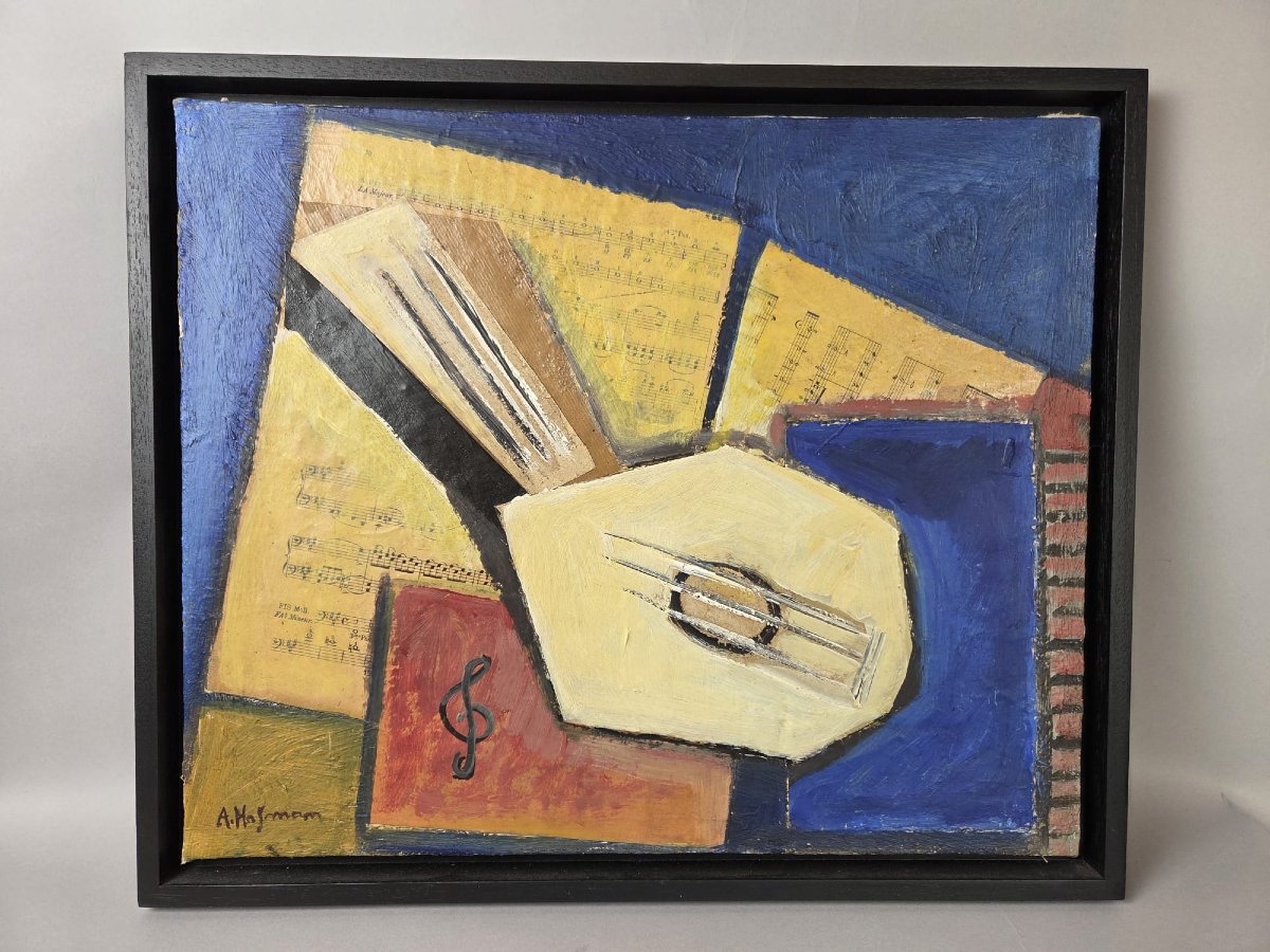 Aad Hofman, Mixed Media, "musical Instruments"