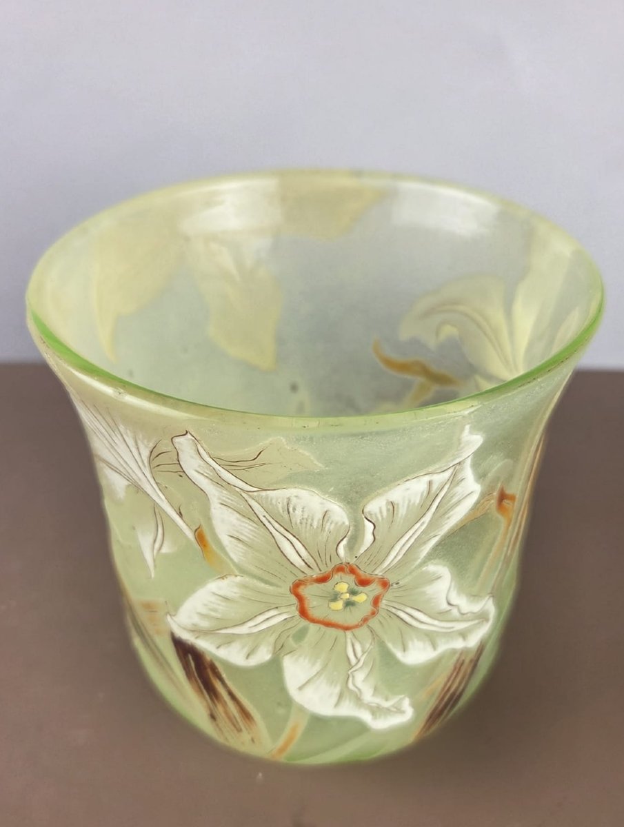 Emile Gallé, vase en pâte de verre, vers 1900-photo-2