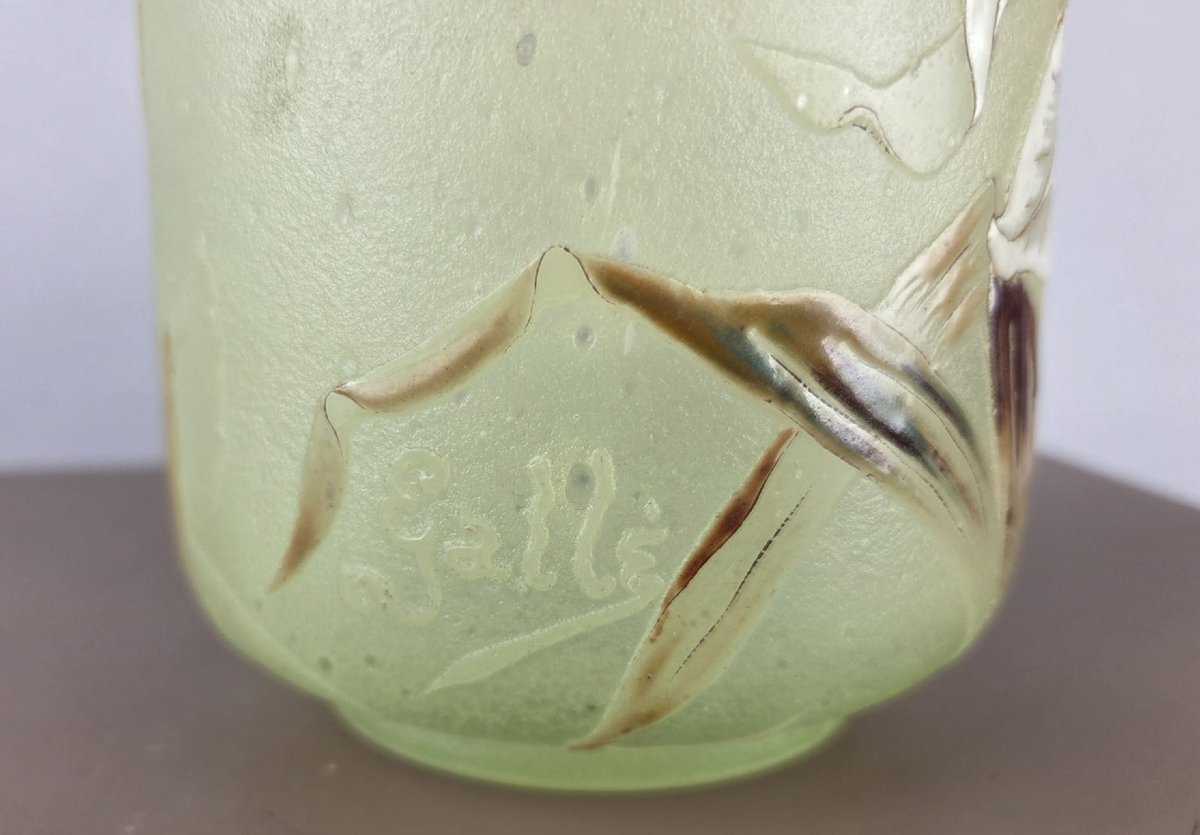 Emile Gallé, vase en pâte de verre, vers 1900-photo-4