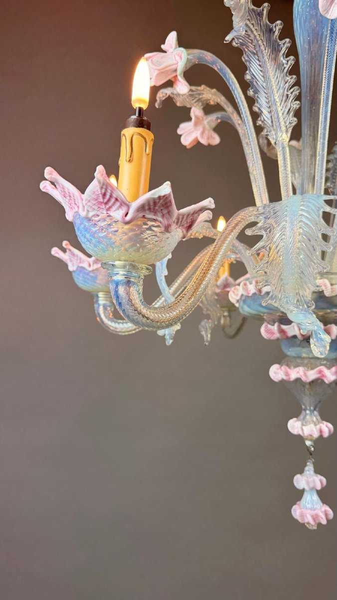 Lustre Murano à 6 bras, 20th-photo-1