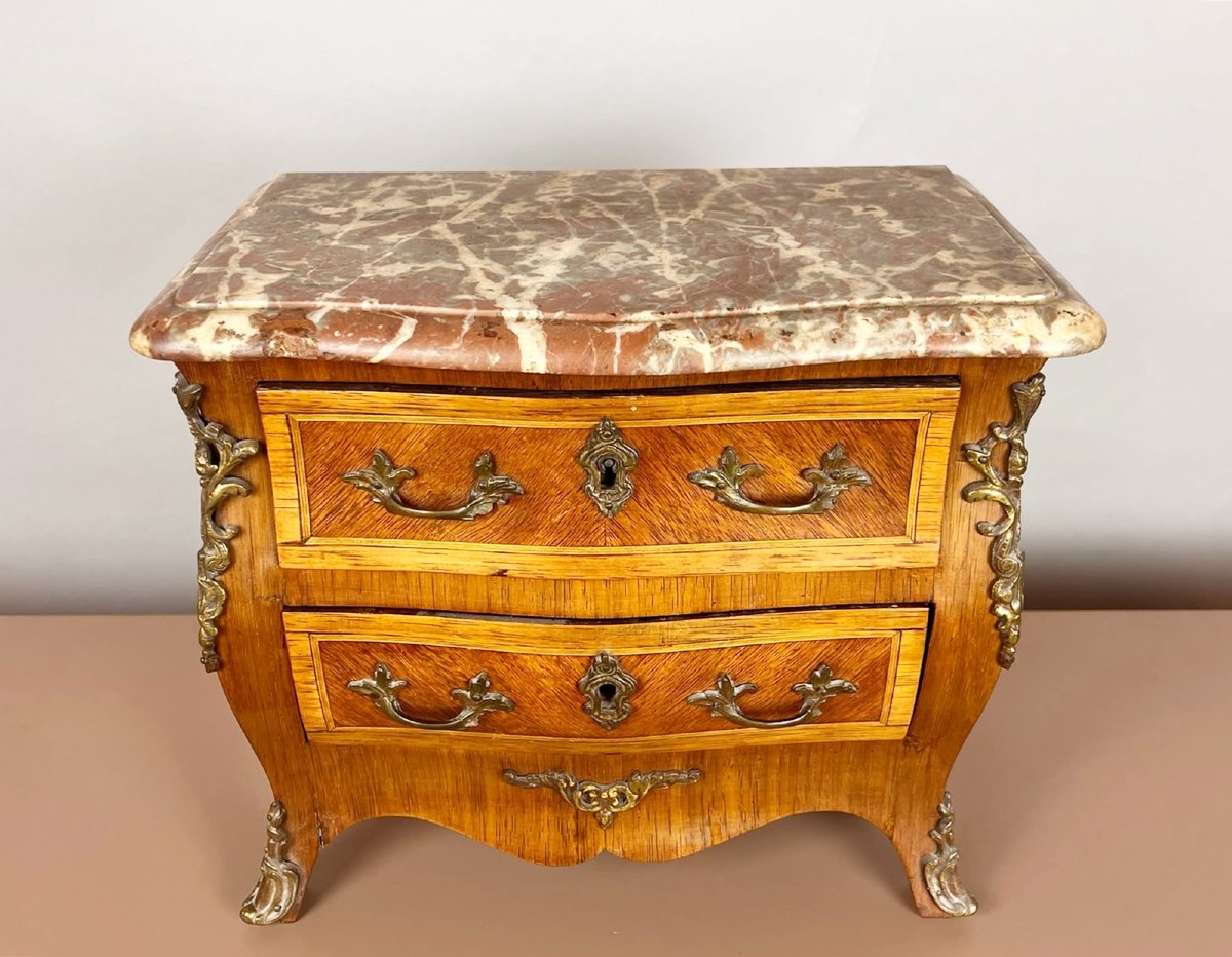 Louis XV-style Chest Of Drawers, 20th Century.-photo-2