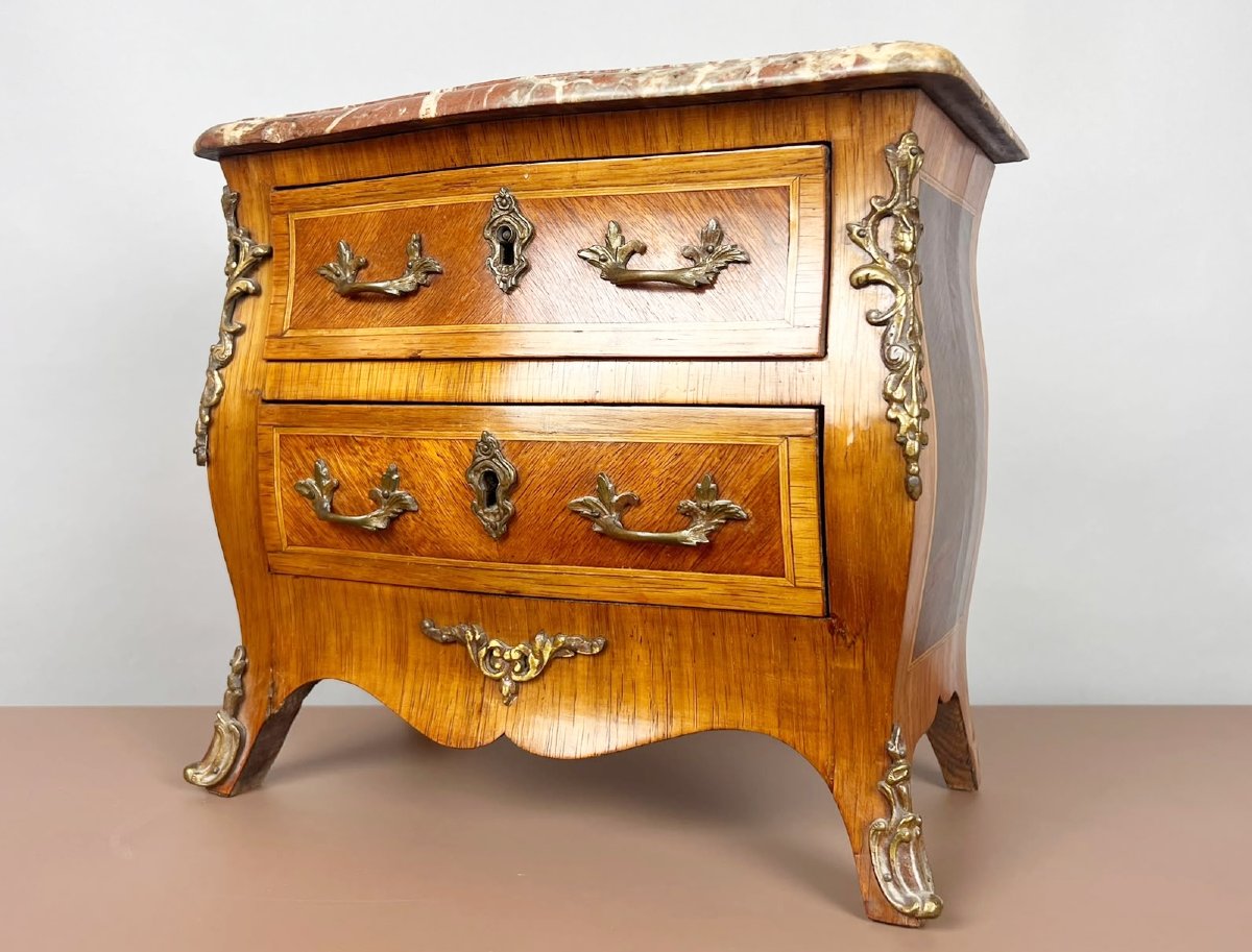 Louis XV-style Chest Of Drawers, 20th Century.-photo-3