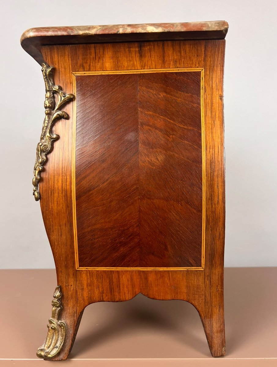 Louis XV-style Chest Of Drawers, 20th Century.-photo-3