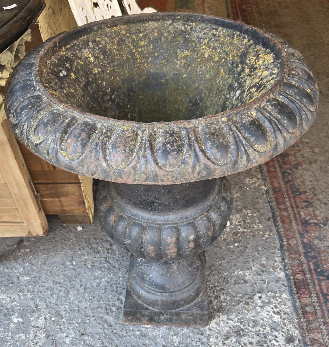 Paire de vases Médicis en fonte, début 20th-photo-2