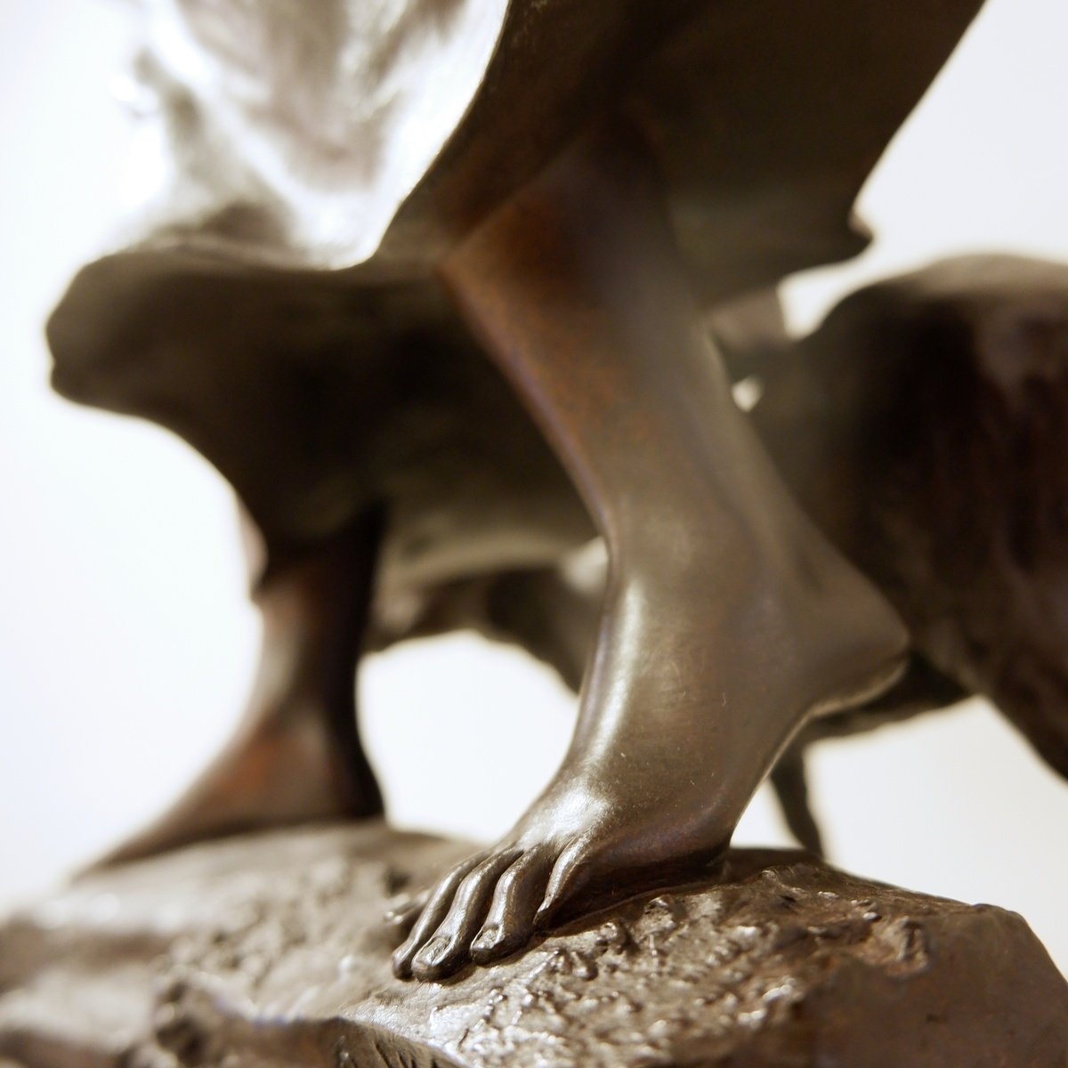 Auguste De Wever (1836–1910), Bronze Sculpture "innocence," 19th Century.-photo-3