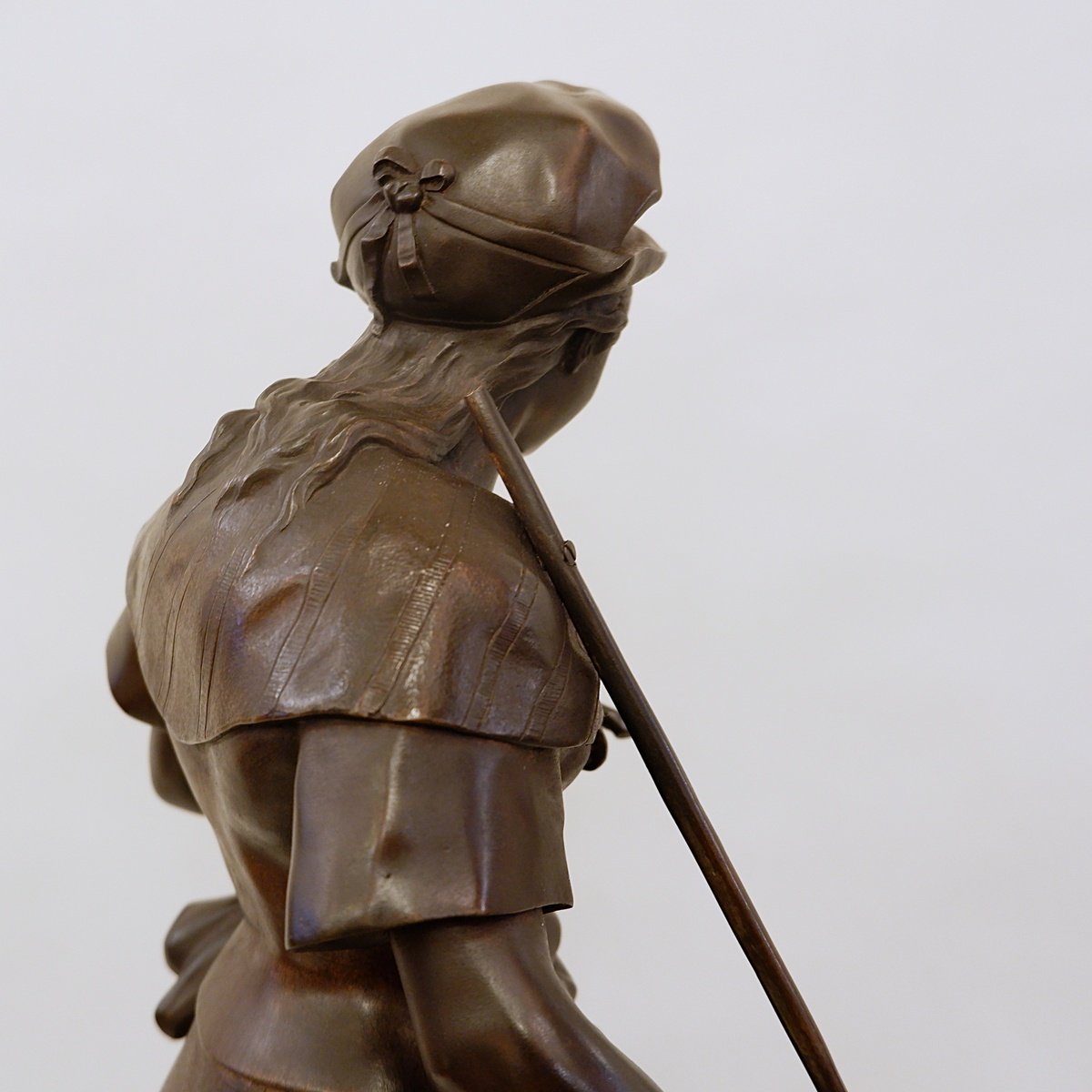 Auguste De Wever (1836–1910), Bronze Sculpture "innocence," 19th Century.-photo-7