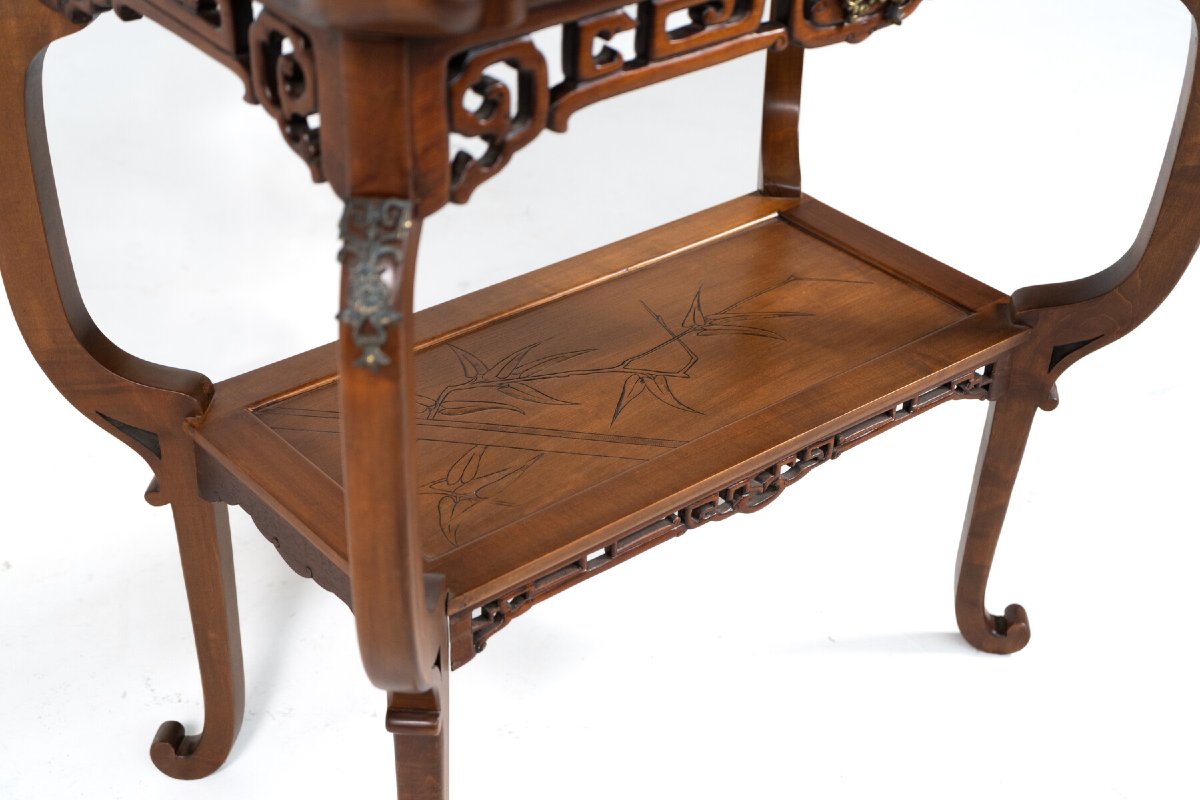 Petite table d'appoint dans le style de Viardot-photo-4