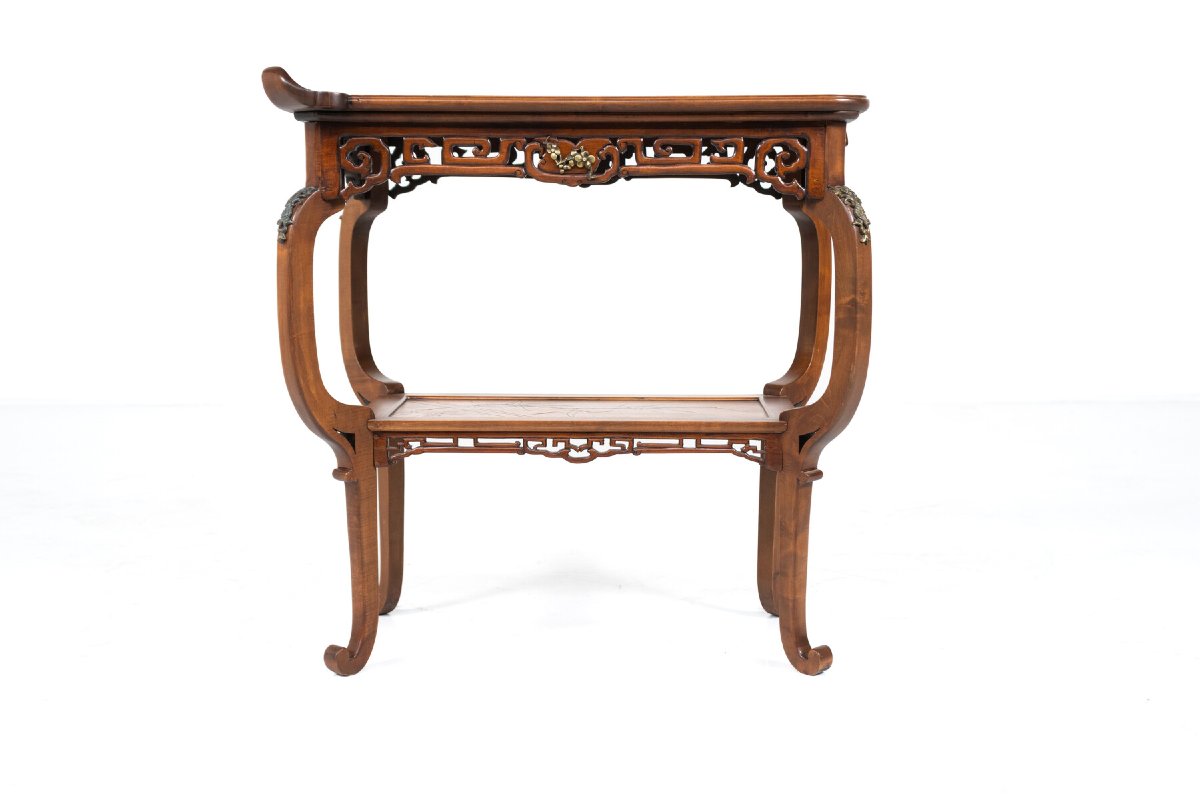 Petite table d'appoint dans le style de Viardot-photo-5