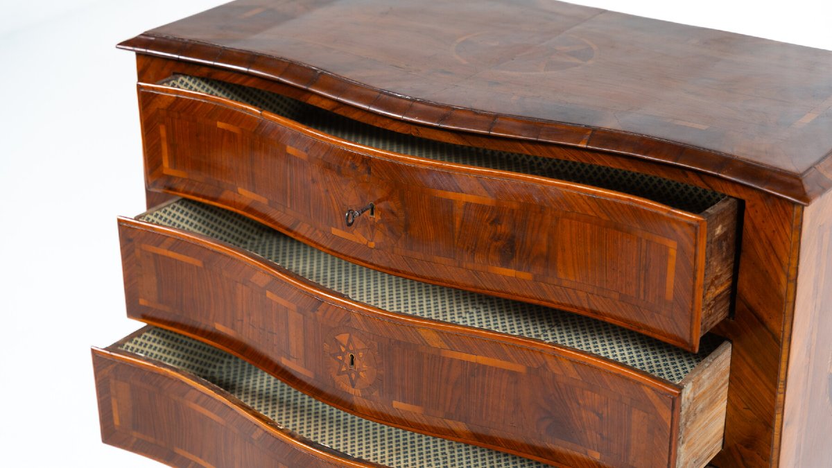 Commode en bois, Italie, XVIIIe siècle-photo-5