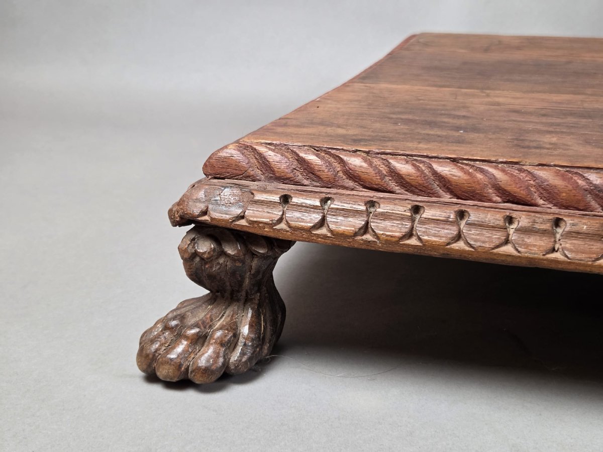 Autel de prière en bois sculpté, Inde début 20th-photo-2