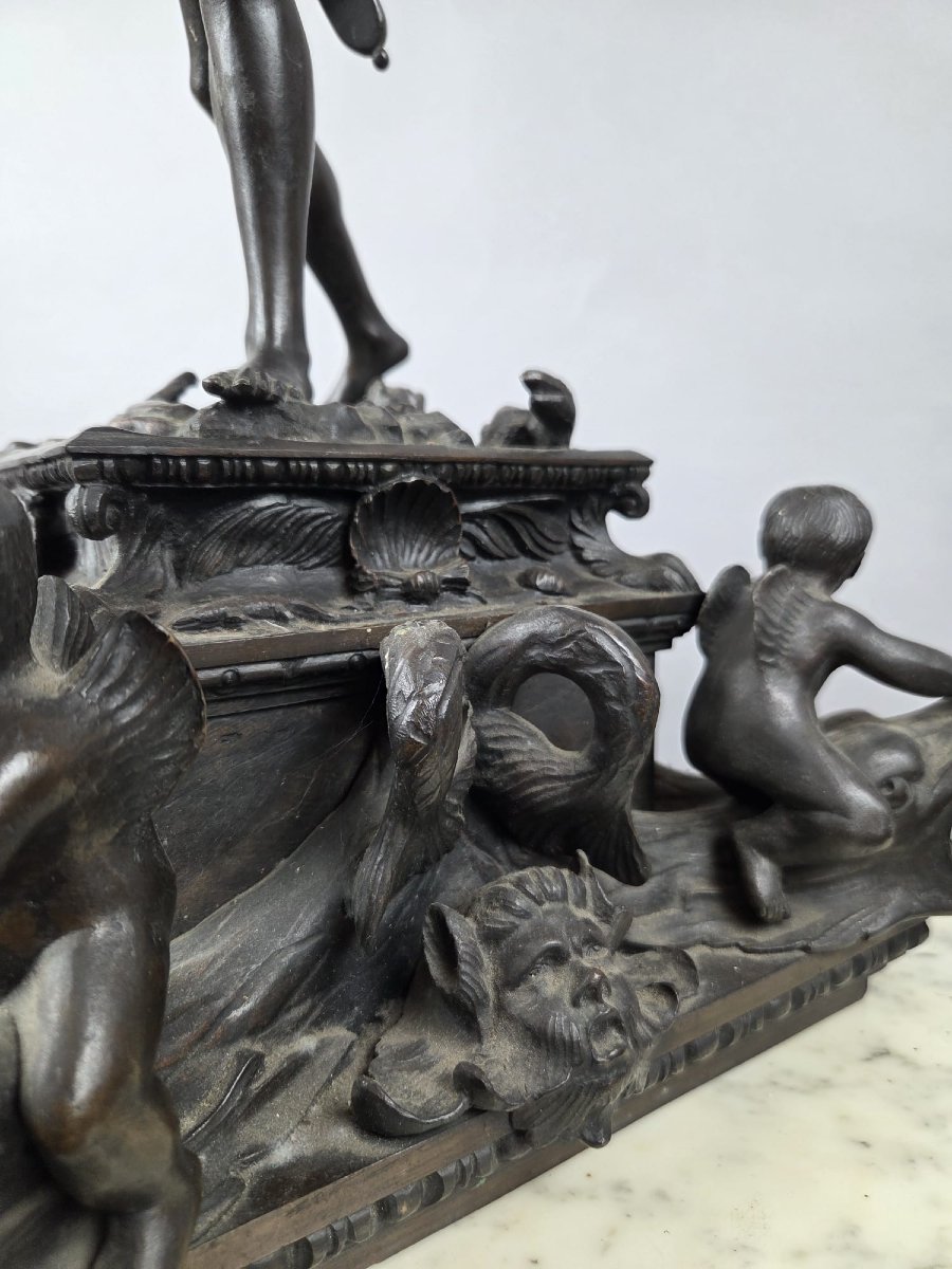 "archer," Bronze With A Brown Patina, Circa 1900-photo-7