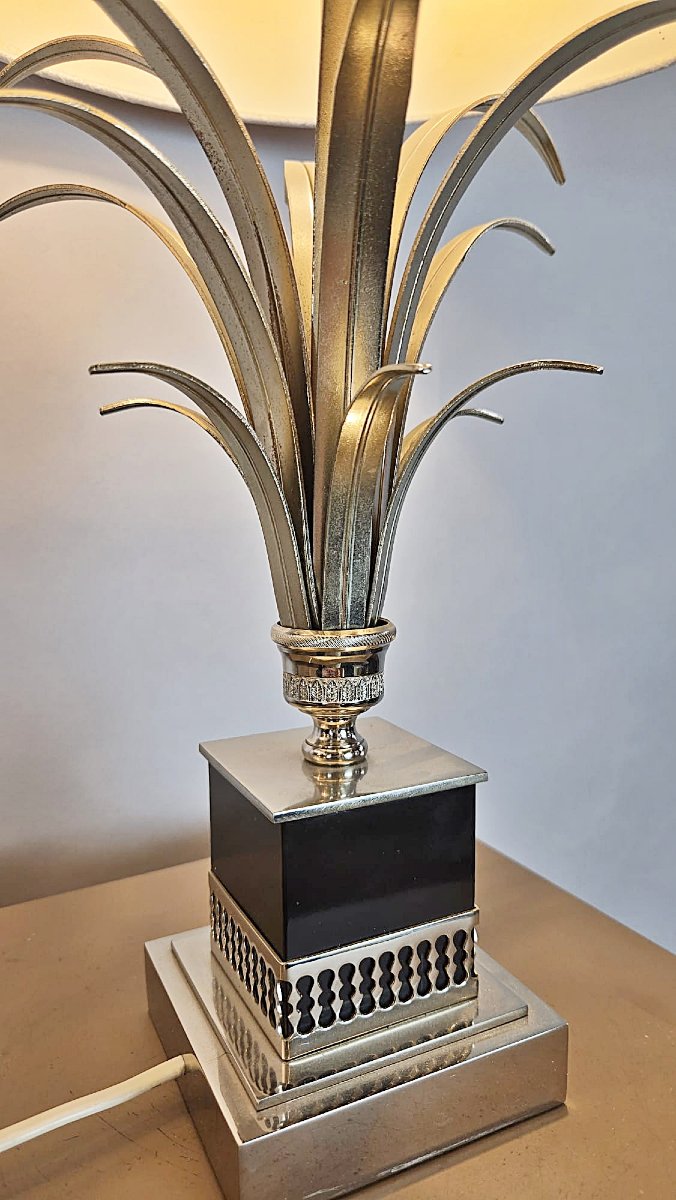 Pair Of "pineapple" Lamps, Hollywood Regency Style, In The Style Of Boulanger.-photo-4