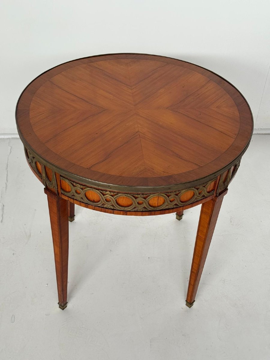Louis XVI-style Side Table, 19th Century-photo-1