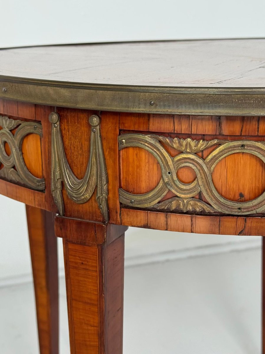 Louis XVI-style Side Table, 19th Century-photo-2