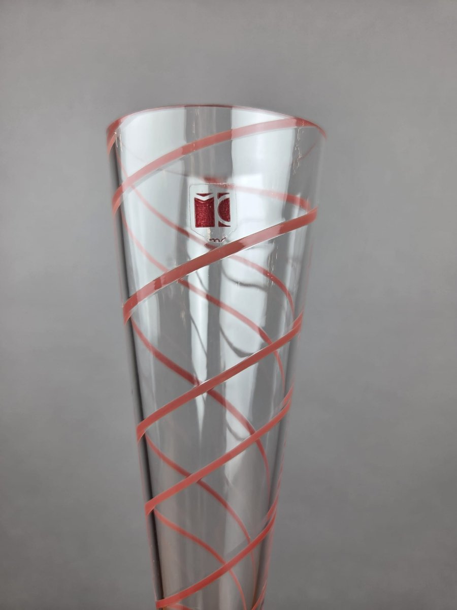 Carlo Moretti, Ensemble de 9 verres Murano, signé et daté, 20th-photo-8