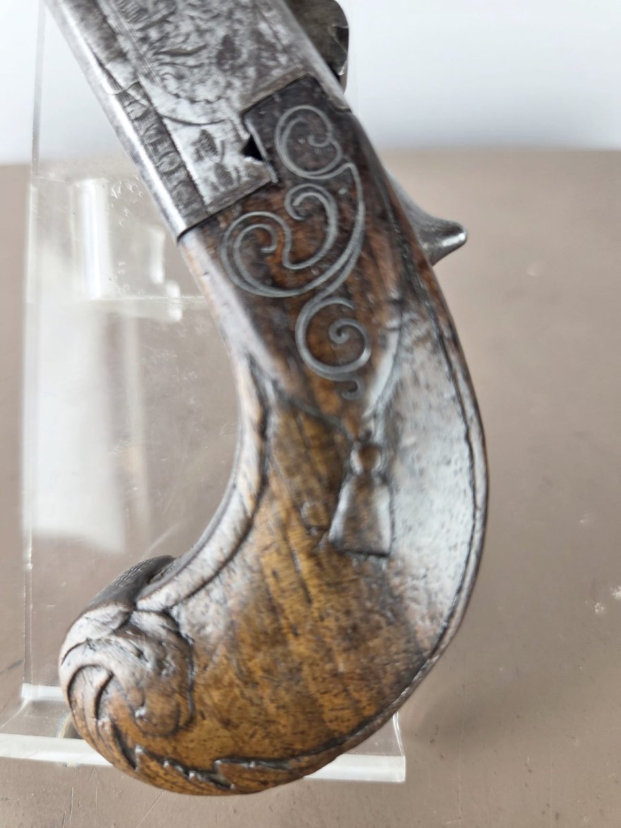 Dueling Set Including 2 Flintlock Pistols And Accessories, 19th-photo-2
