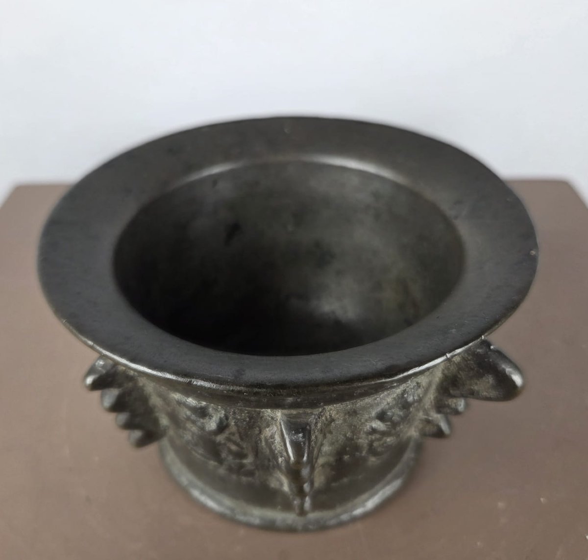 Small Bronze Mortar, 19th-photo-2