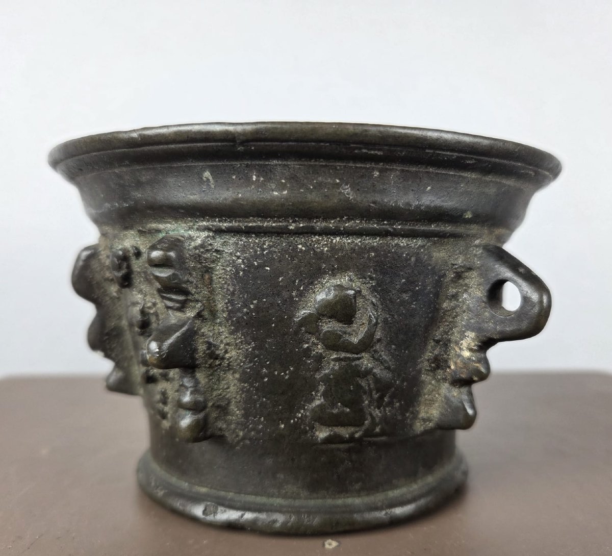 Small Bronze Mortar, 19th-photo-4