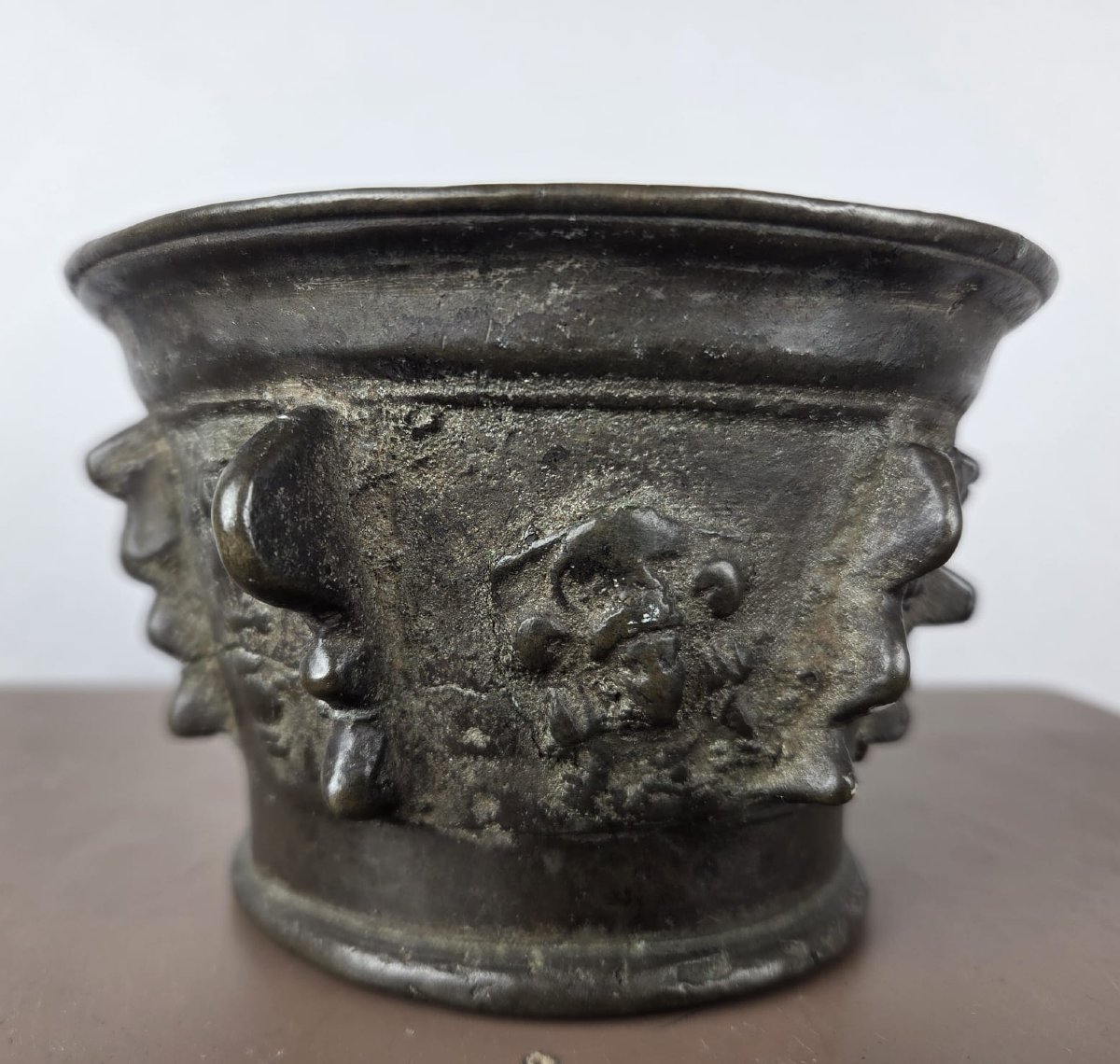Small Bronze Mortar, 19th-photo-1