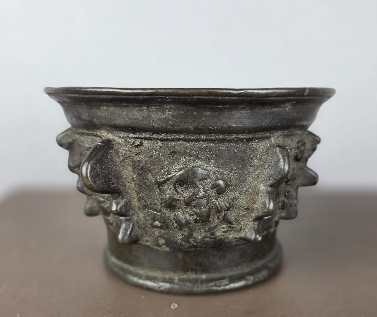 Small Bronze Mortar, 19th-photo-2
