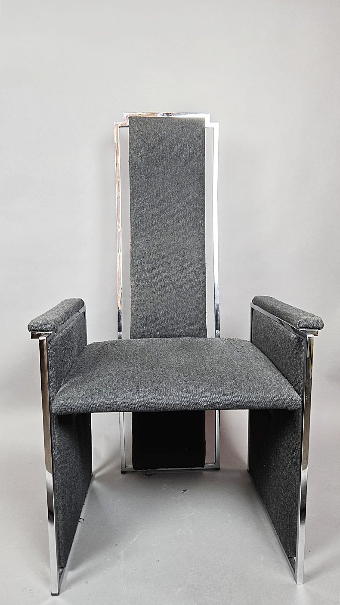 Paire de fauteuils, Willy Risso pour Roche et Bobois,1980-photo-3