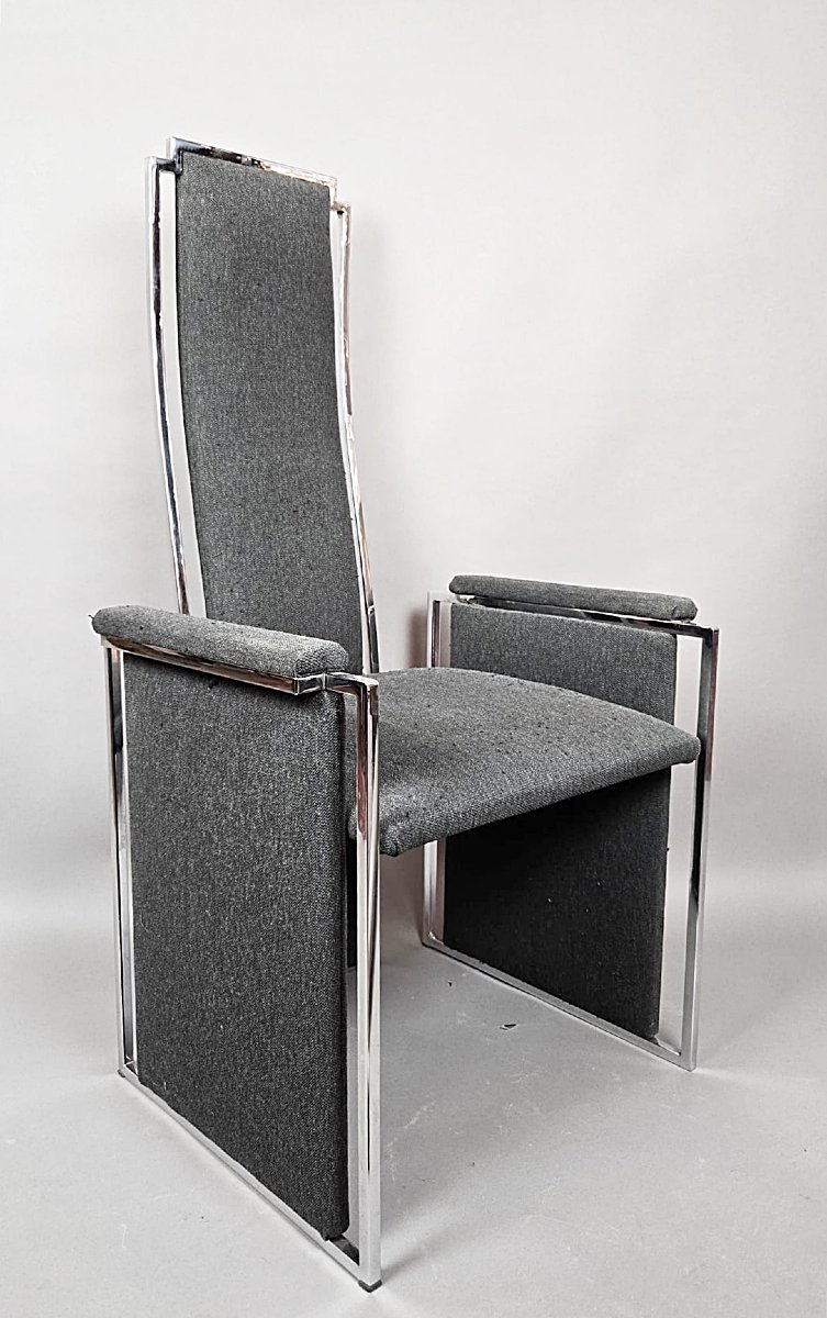 Paire de fauteuils, Willy Risso pour Roche et Bobois,1980-photo-4