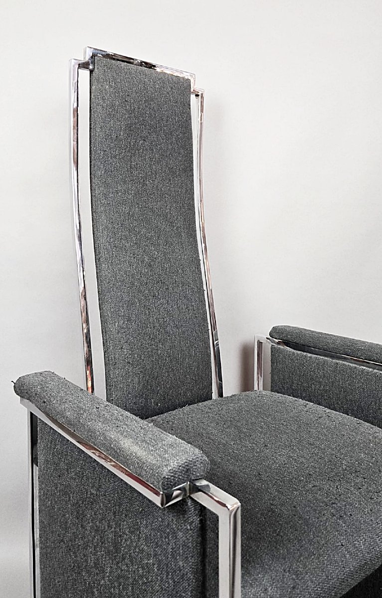 Paire de fauteuils, Willy Risso pour Roche et Bobois,1980-photo-1
