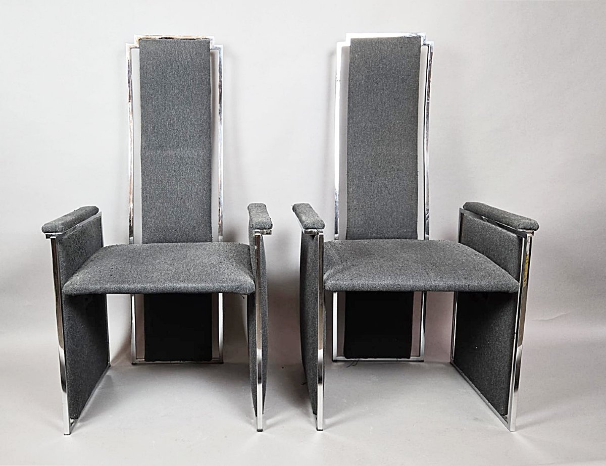 Paire de fauteuils, Willy Risso pour Roche et Bobois,1980