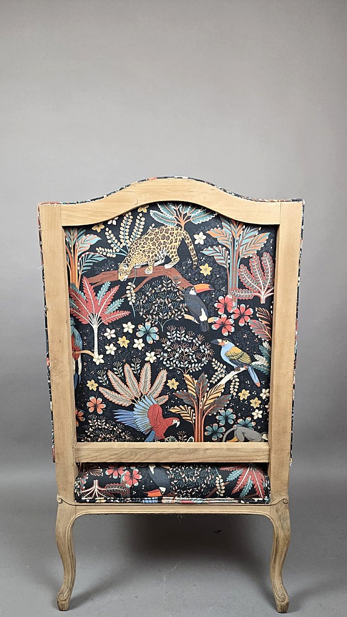 Regency-style Armchair, Restored, 19th Century-photo-4