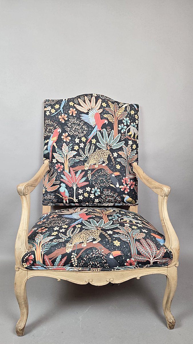 Regency-style Armchair, Restored, 19th Century
