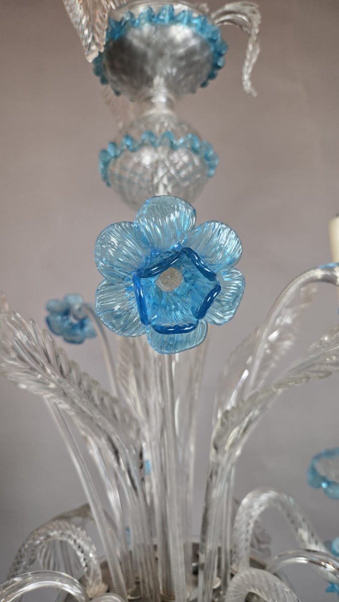 Lustre Murano à 4 bougies (non électrifié)-photo-2