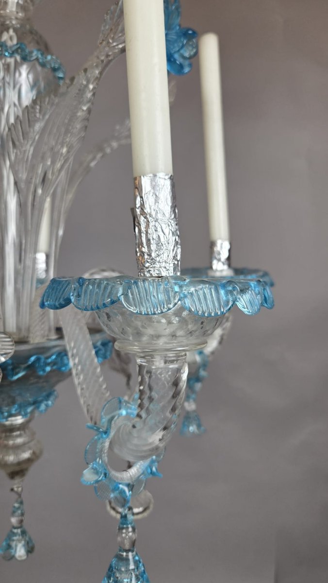 Lustre Murano à 4 bougies (non électrifié)-photo-4