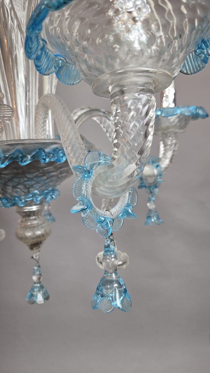 Lustre Murano à 4 bougies (non électrifié)-photo-1