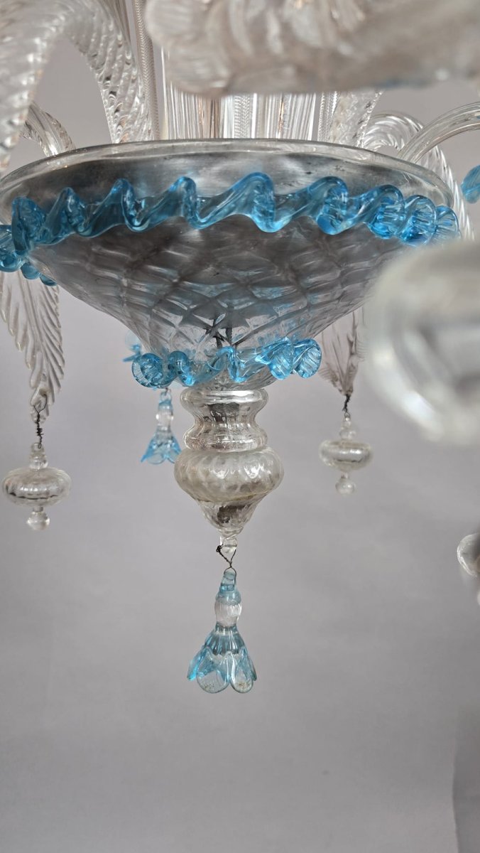 Lustre Murano à 4 bougies (non électrifié)-photo-2