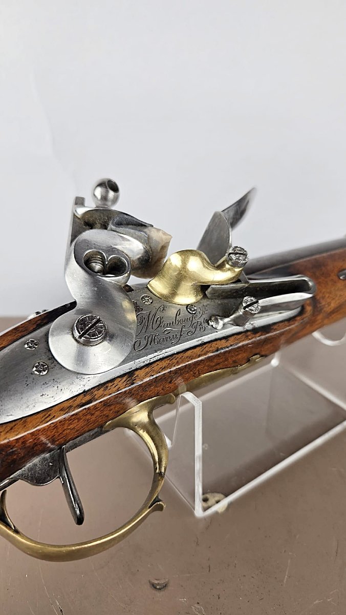 Pistolet des gardes du corps du Roy-1er modèle-1ere restaurations de Louis XVIII en 1814-photo-4