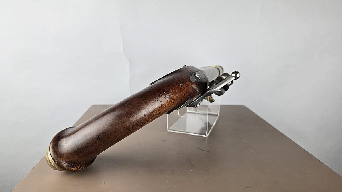 Pistolet des gardes du corps du Roy-1er modèle-1ere restaurations de Louis XVIII en 1814-photo-8